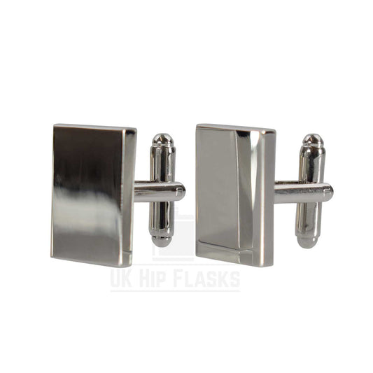 Cufflinks - Rectangle - Silver