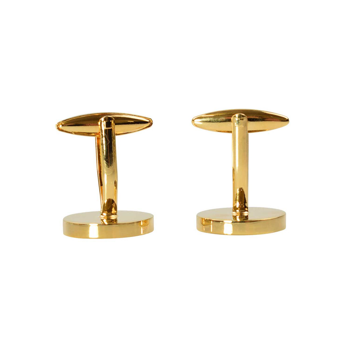Cufflinks - Round - Gold