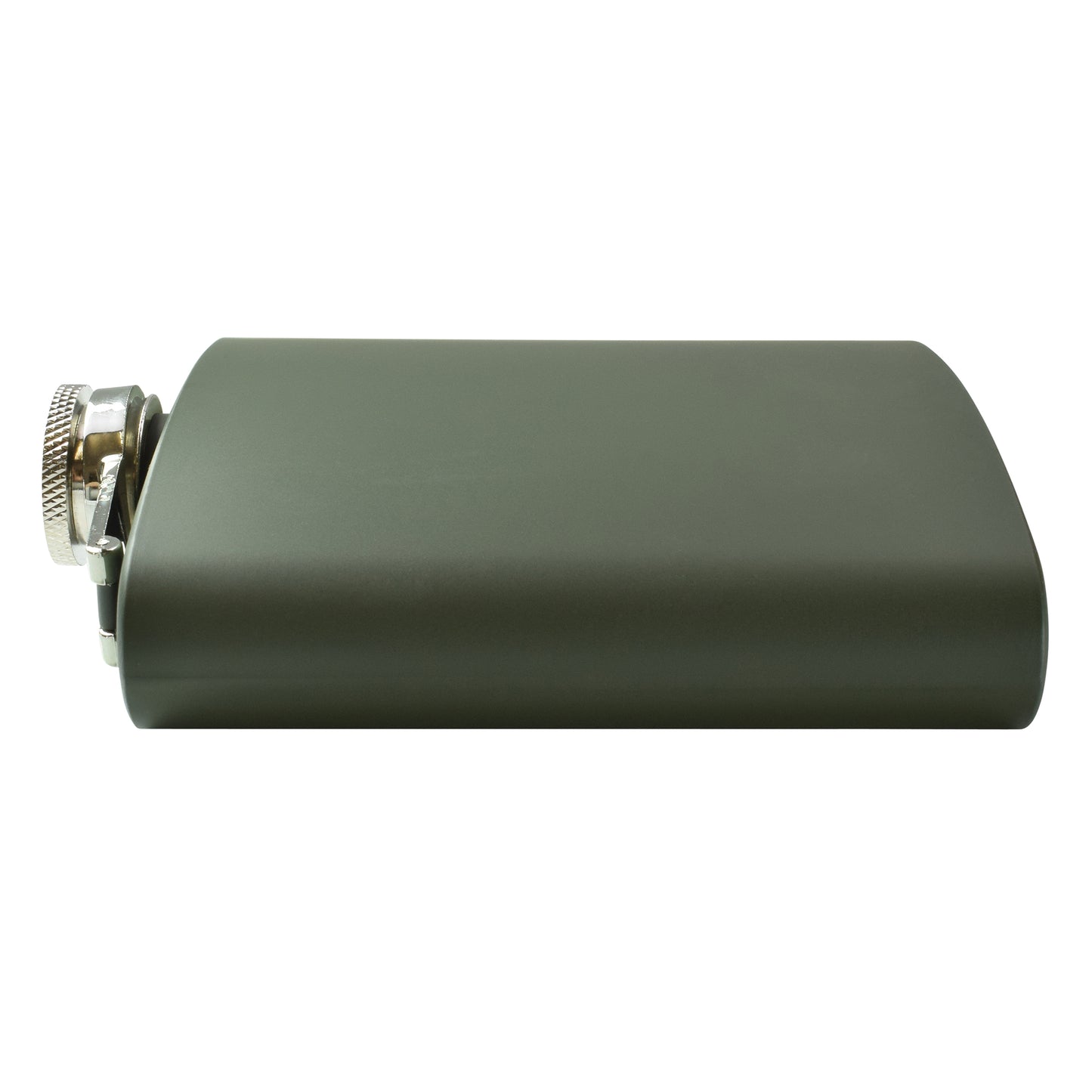 Hip Flask - Stainless Steel - Army Green - 5.42 oz