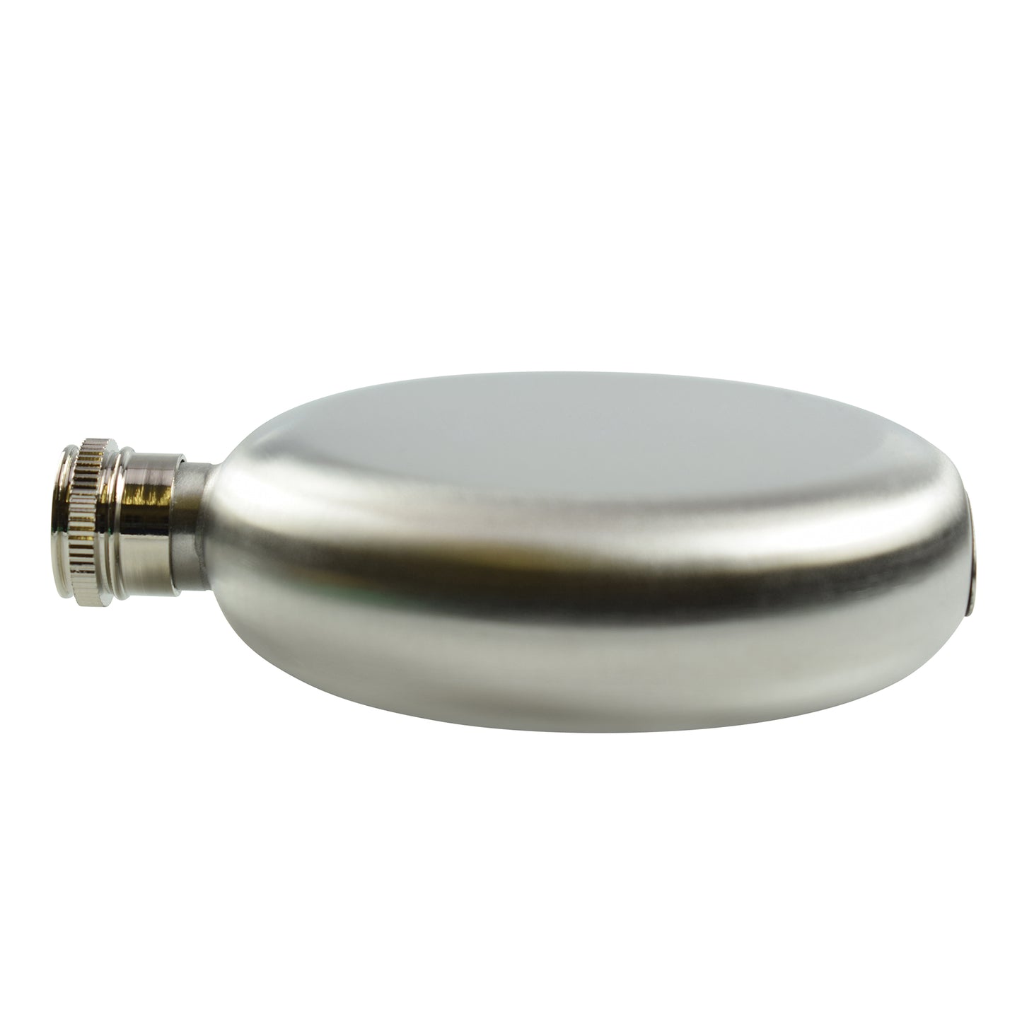 Round Hip Flask - Stainless Steel - Steel - 4.80 oz