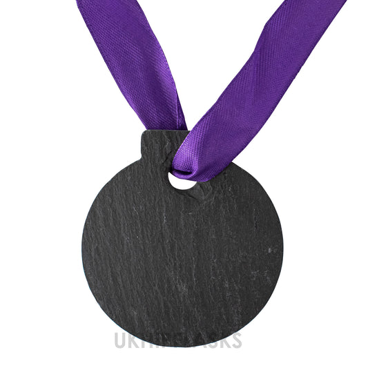 Slate - Medal With Ribbon