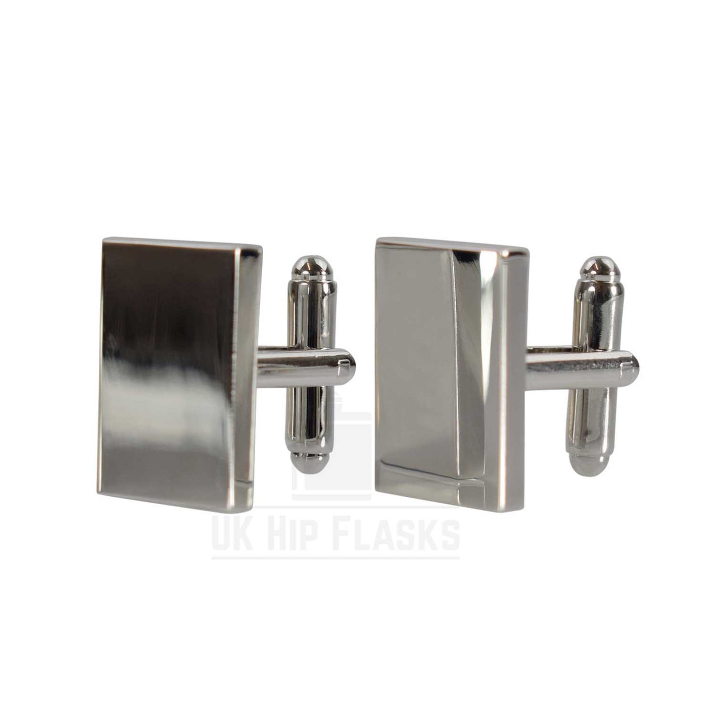 Cufflinks - Rectangle - Silver