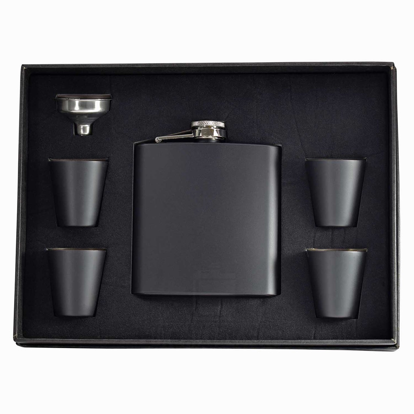 6oz Black Gift Set with cups