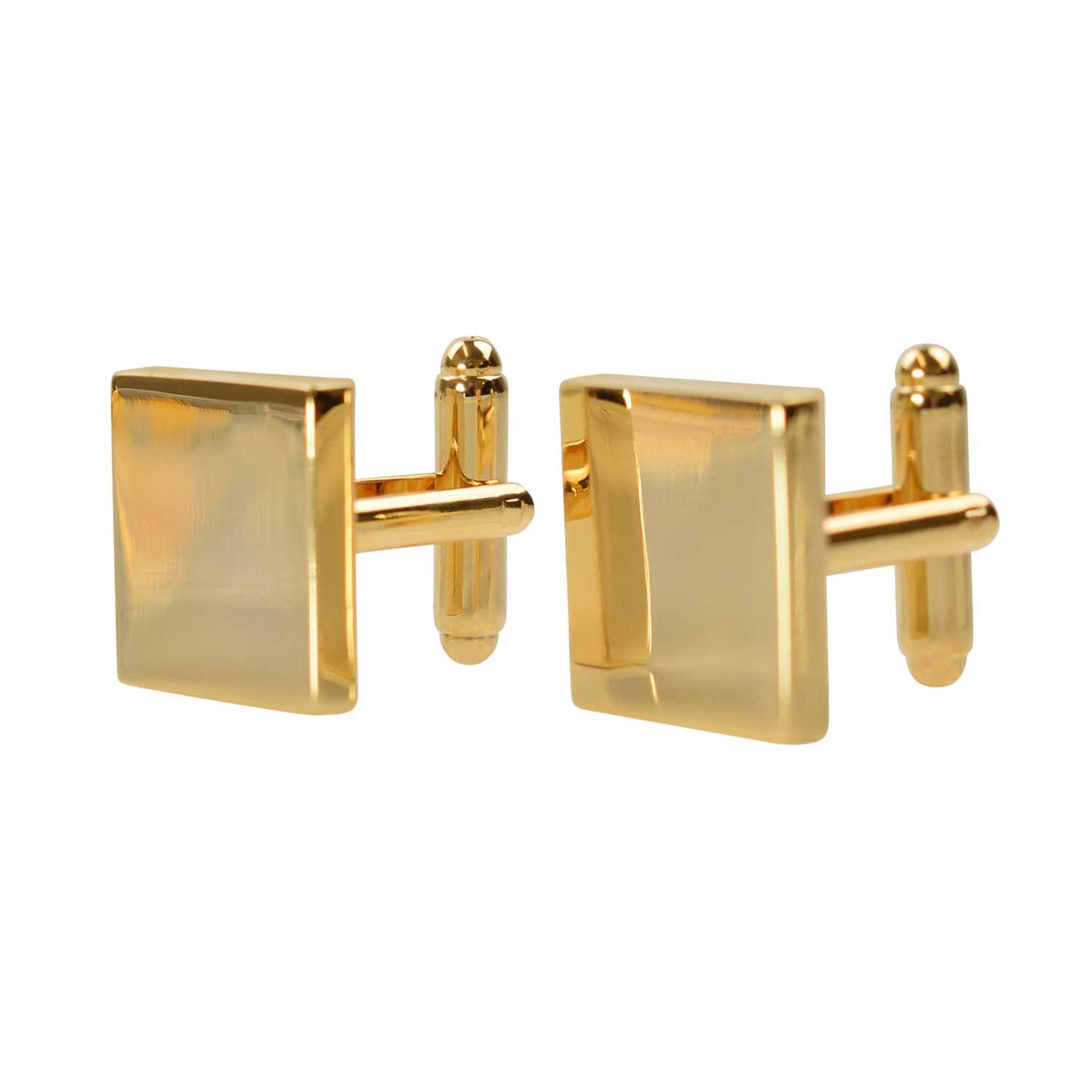 Cufflinks - Square - Gold