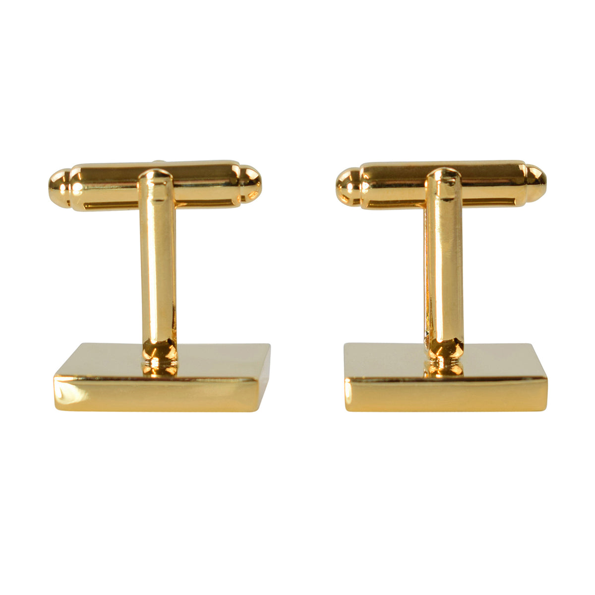 Cufflinks - Square - Gold