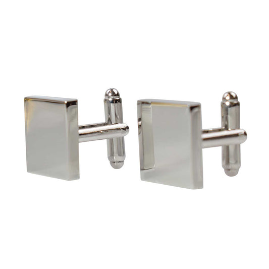 Cufflinks - Square - Silver