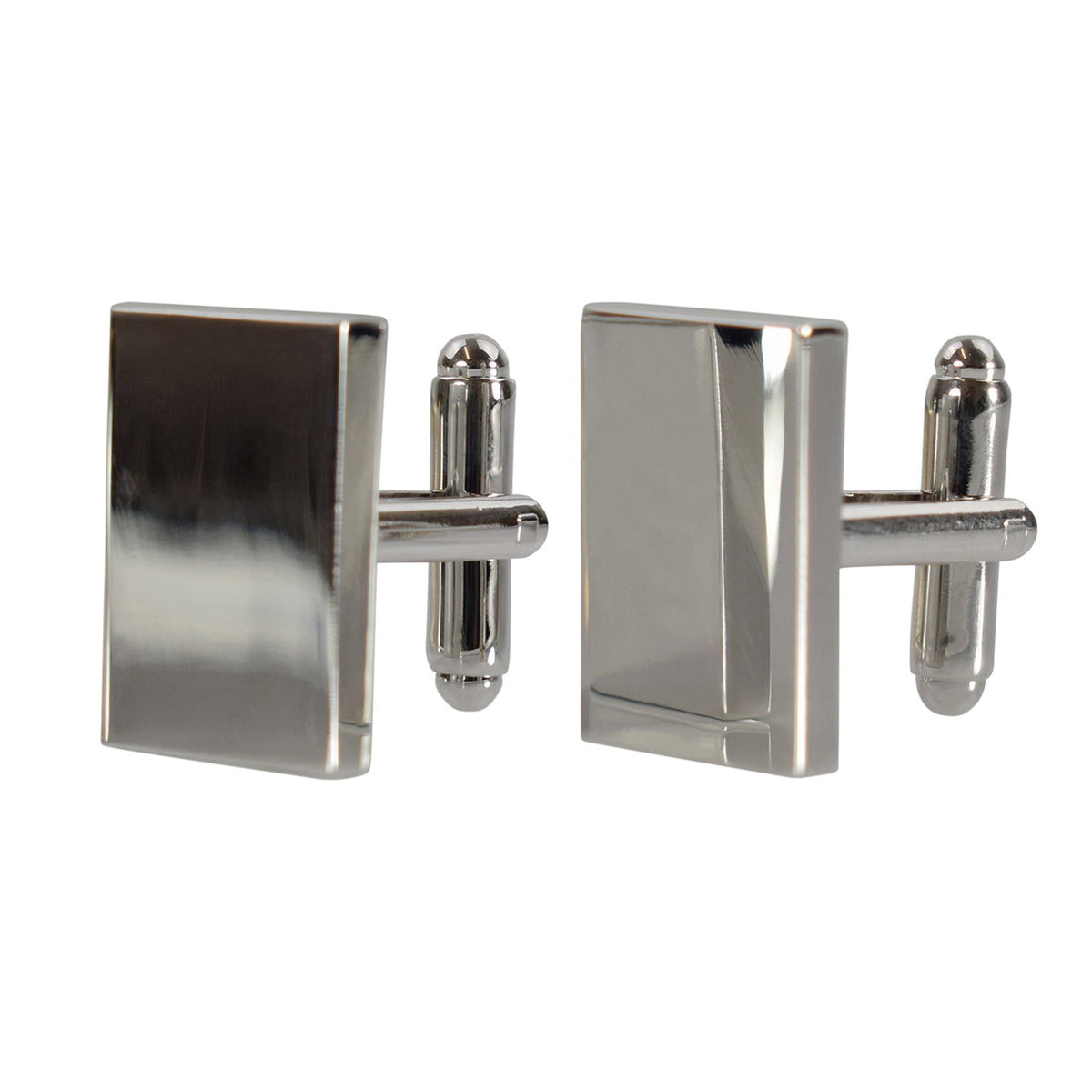 Cufflinks - Rectangle - Silver