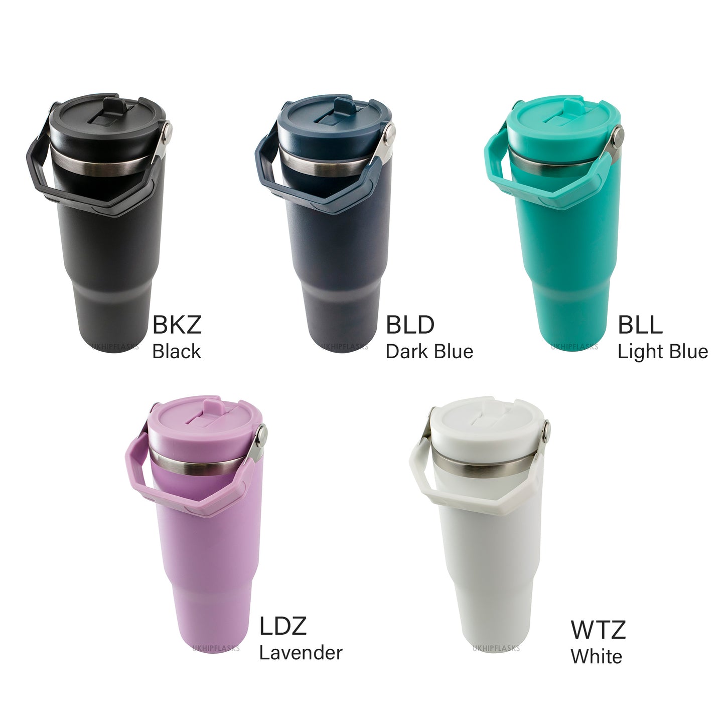 Tumbler with Handle - Stainless Steel - 28.74 oz