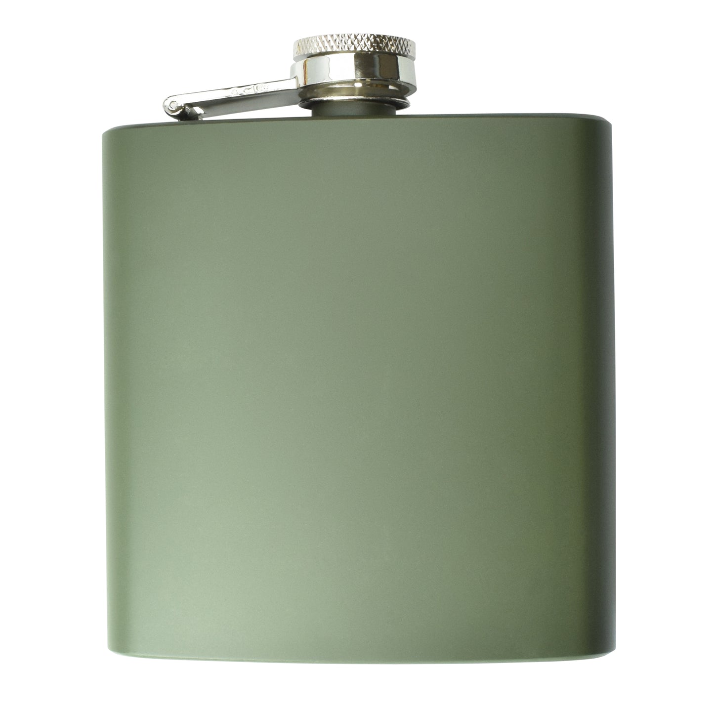 Hip Flask - Stainless Steel - Army Green - 5.42 oz