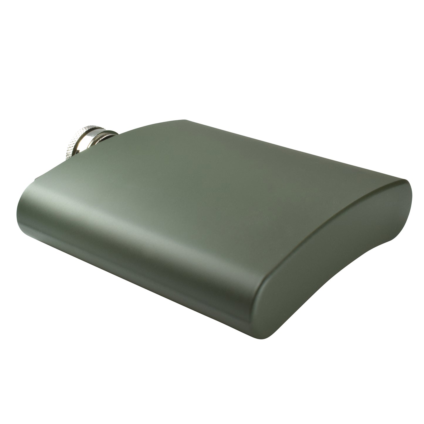 Hip Flask - Stainless Steel - Army Green - 5.42 oz