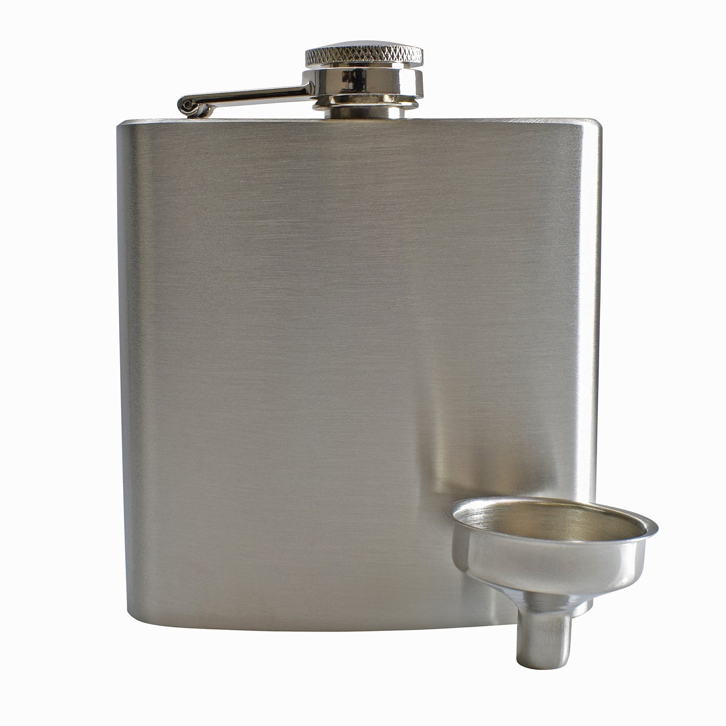 Hip Flask in Black Gift Box with Funnel - 5.42 oz
