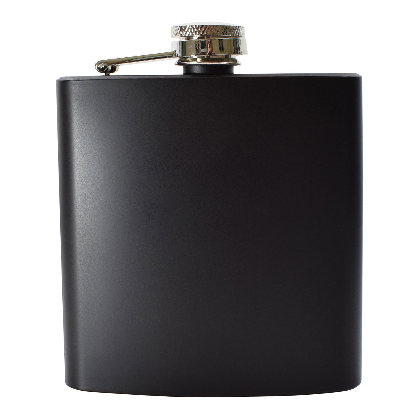 Hip Flask - Stainless Steel - Matt Black- 5.42 oz