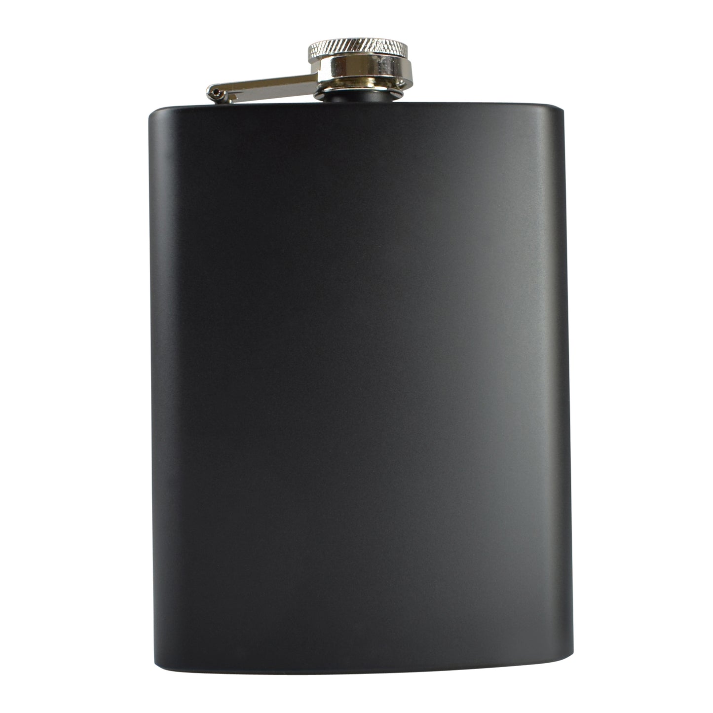 Hip Flask - Stainless Steel - Black - 7.67 oz