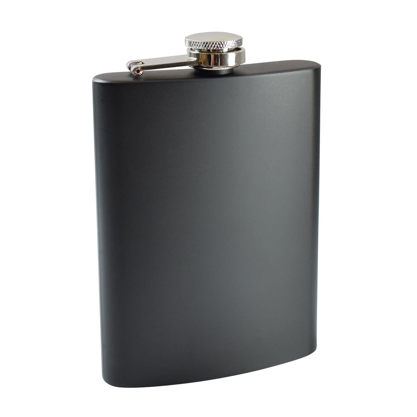 Hip Flask - Stainless Steel - Black - 7.67 oz