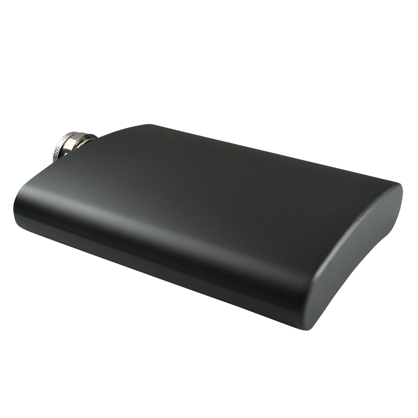 Hip Flask - Stainless Steel - Black - 7.67 oz