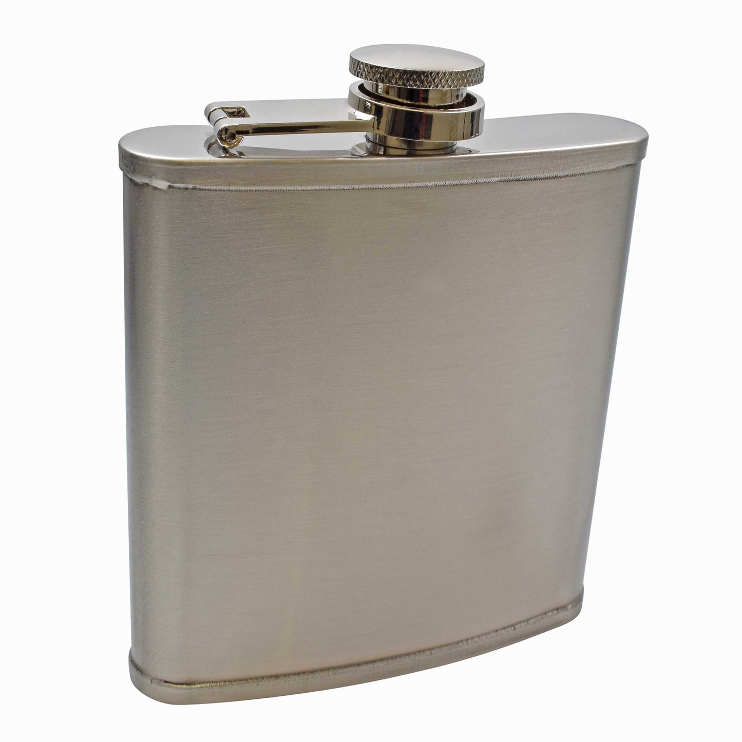 Hip Flask - Stainless Steel - Lipped - 5.42 oz