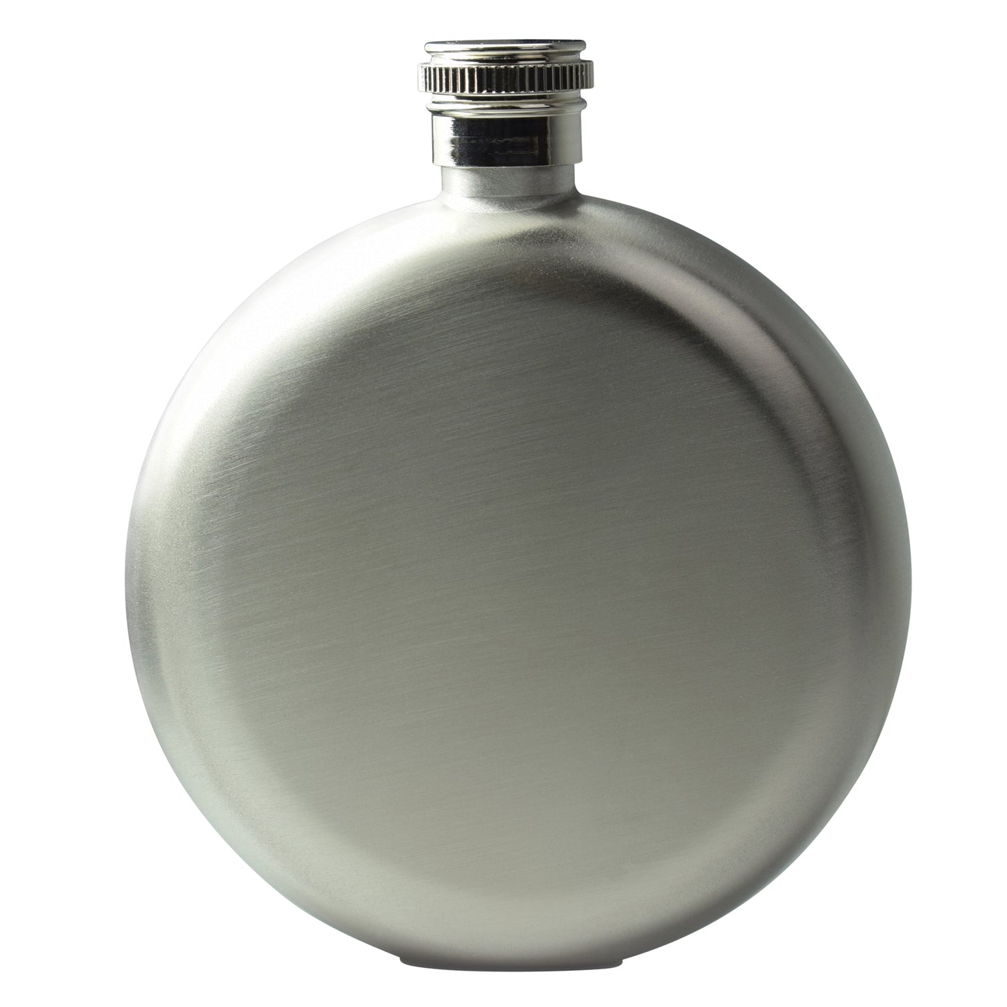 Round Hip Flask - Stainless Steel - Steel - 4.80 oz