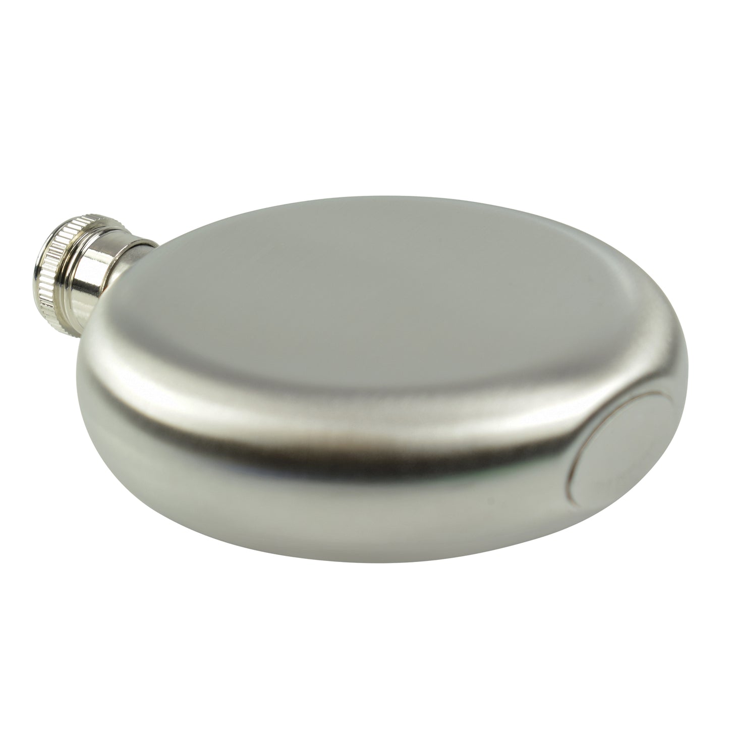 Round Hip Flask - Stainless Steel - Steel - 4.80 oz