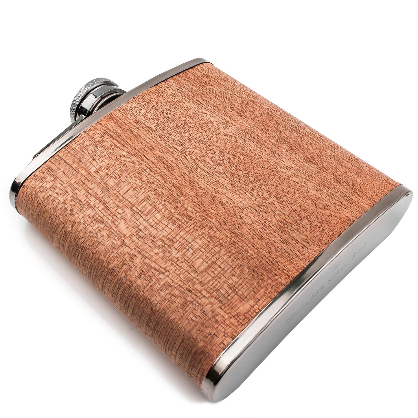 Hip Flask - Wood - Dark Wood- 5.42 oz