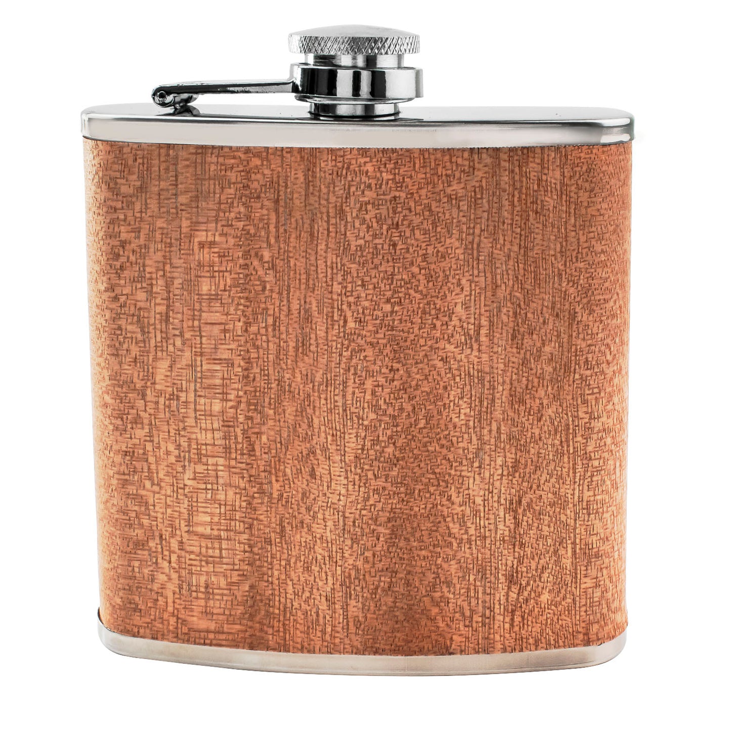 Hip Flask - Wood - Dark Wood- 5.42 oz
