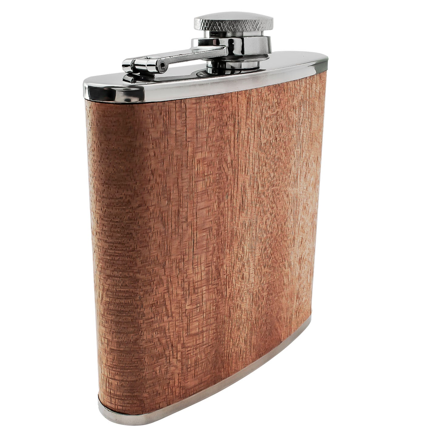 Hip Flask - Wood - Dark Wood- 5.42 oz