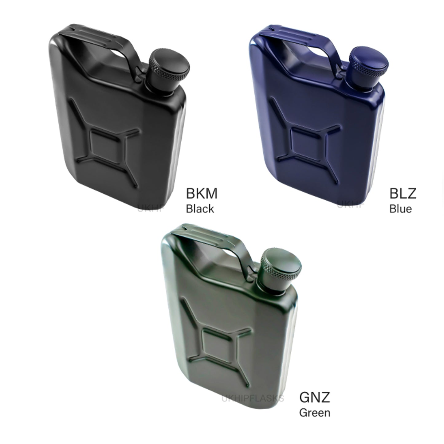 Jerry Can Hip Flask - Stainless Steel - 4.80 oz