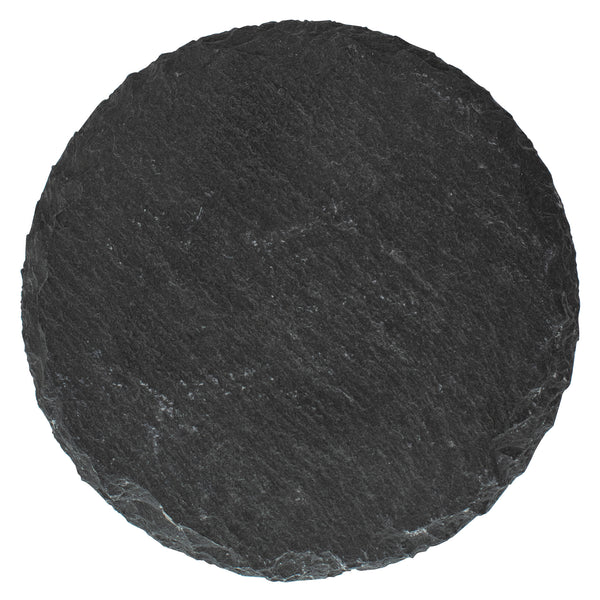 Natural Round Slate Coaster with Felt Back