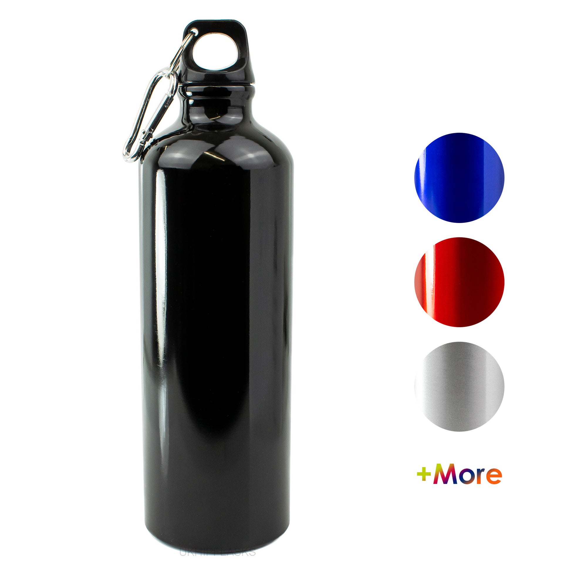 Black Aluminium Water Bottle