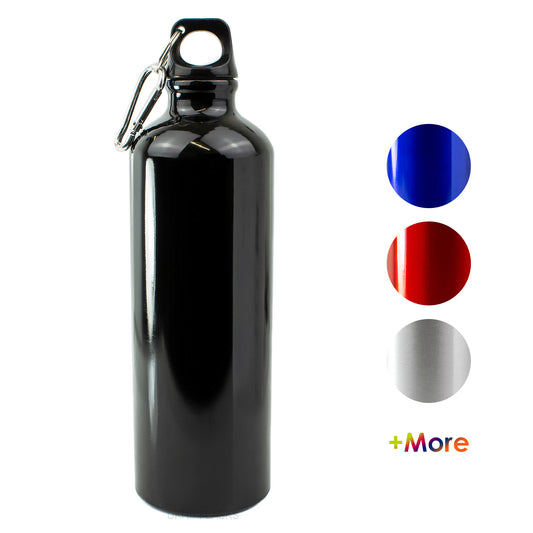 Black Aluminium Water Bottle