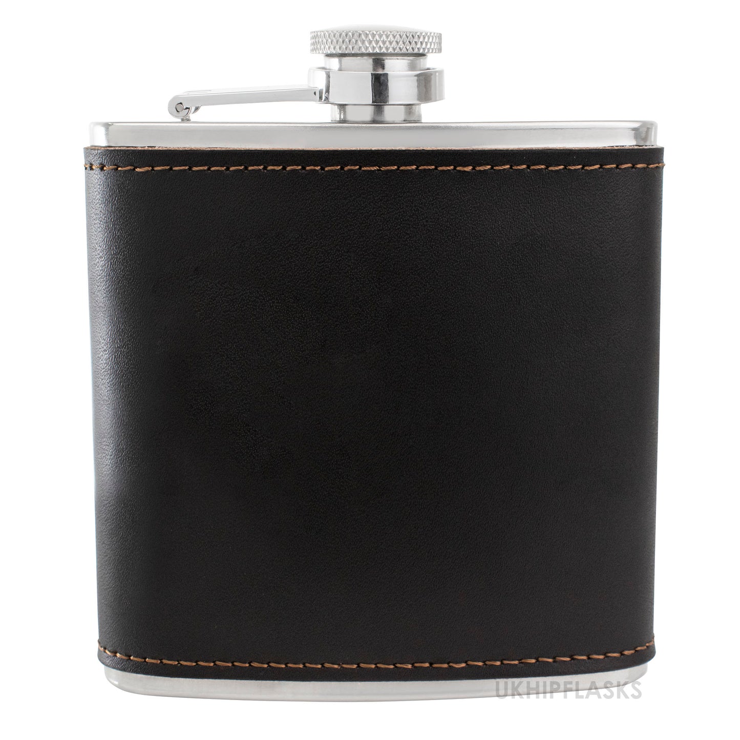 Leather 6oz Flask Dark Brown