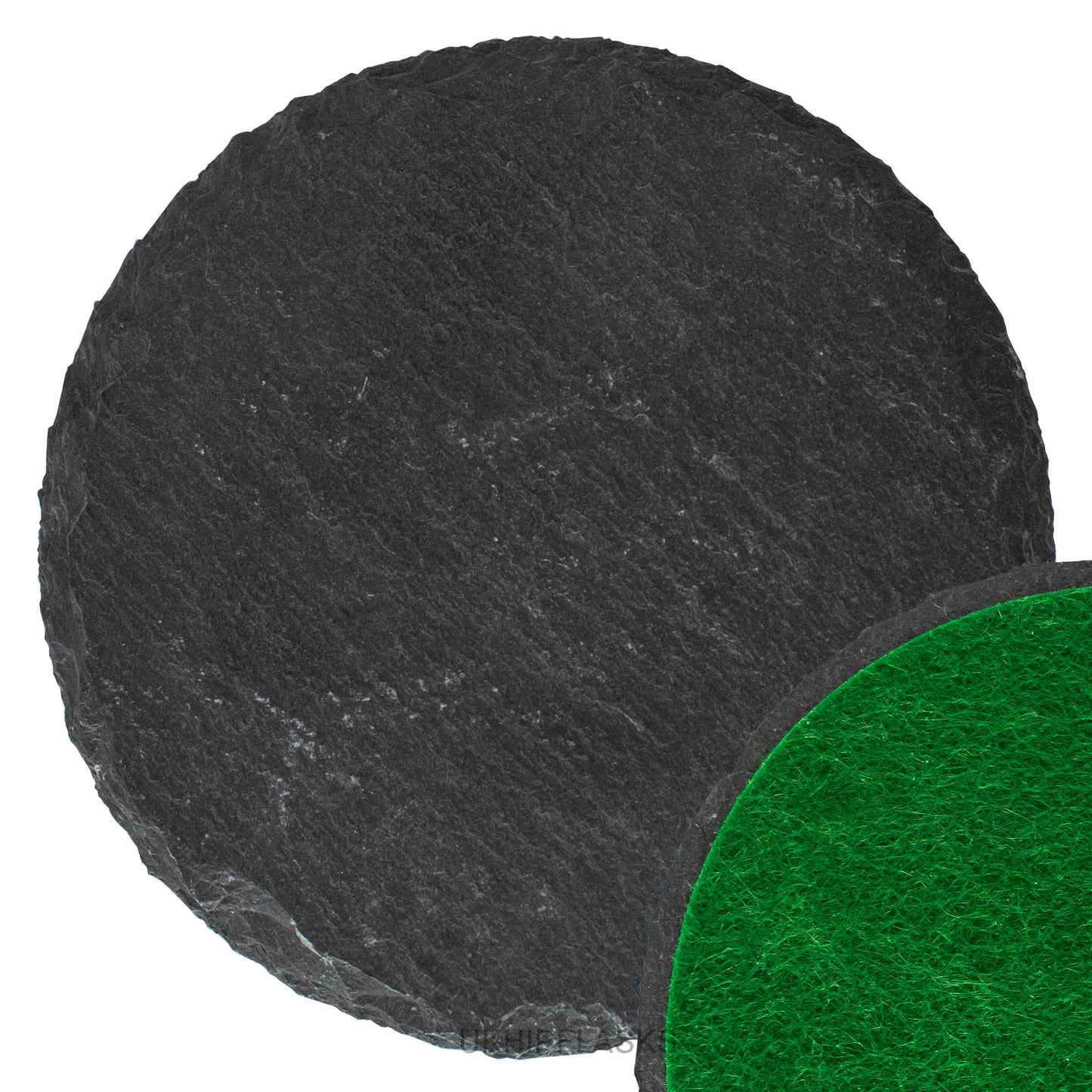 Coaster - Natural - Round (Felt Back)