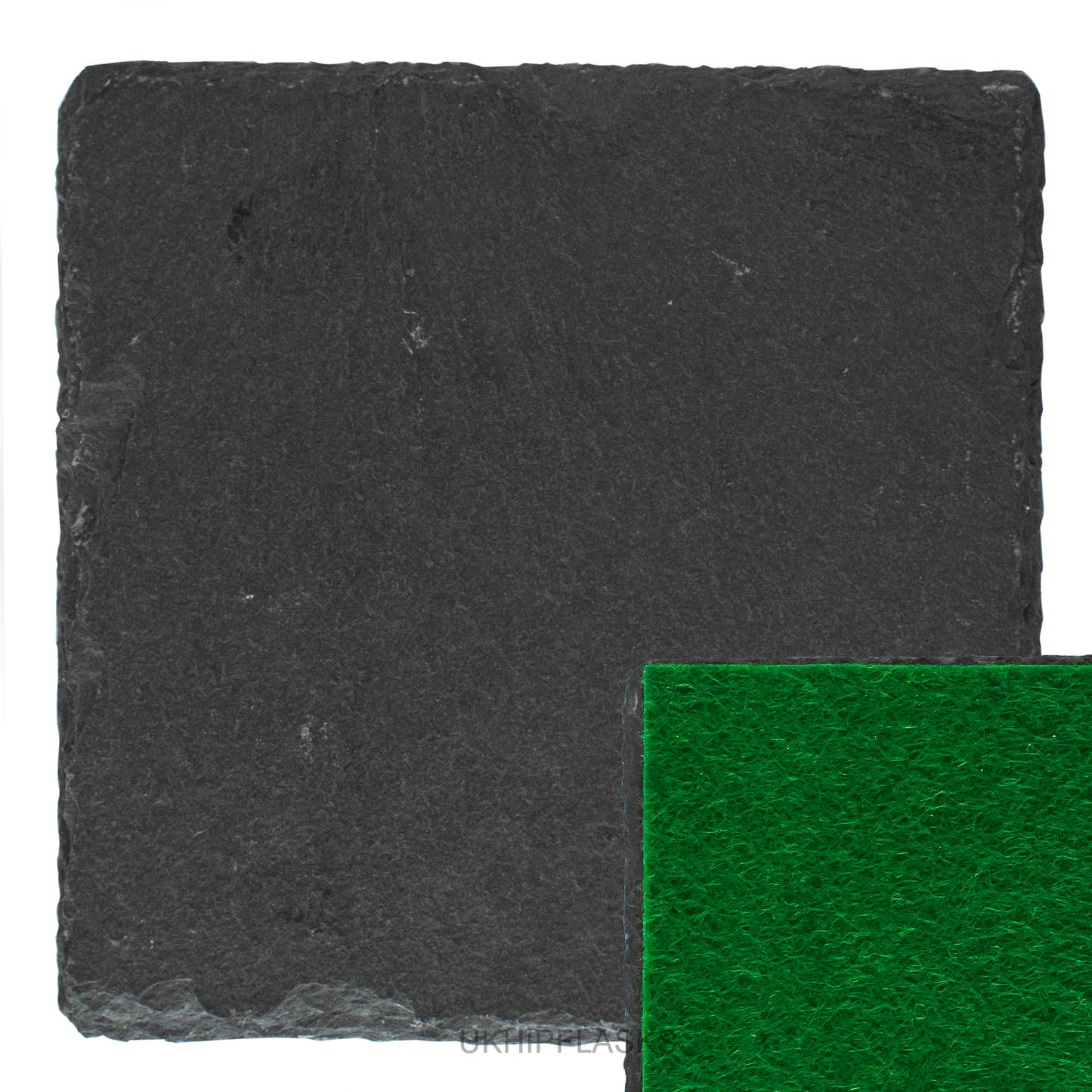 Coaster - Natural - Square (Felt Back)