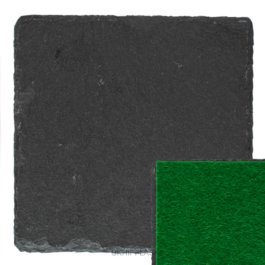 Coaster - Natural - Square (Felt Back)